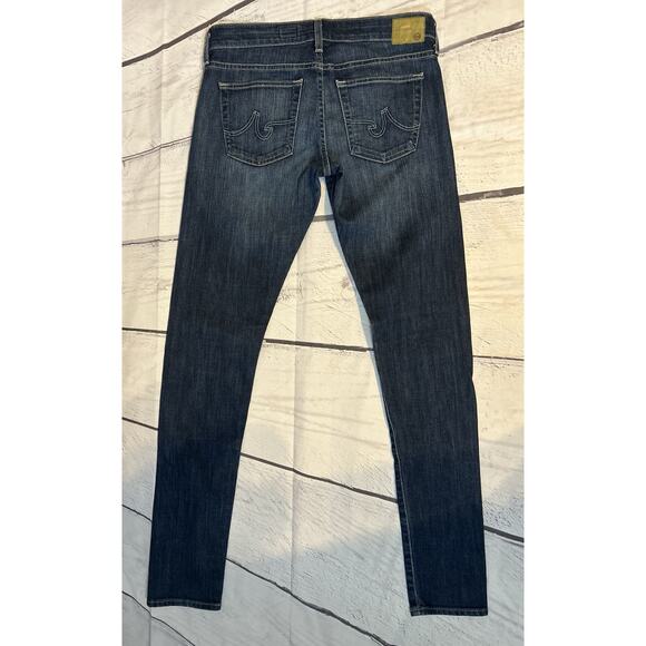 Adriano Goldschmied AG The Mikki Relaxed Skinny Jeans 27R Low Rise Dark Wash - Picture 3 of 7